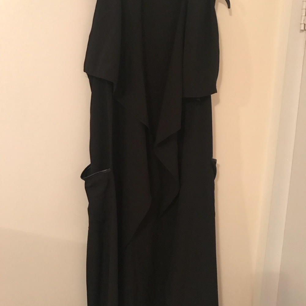 Mid calf length vest